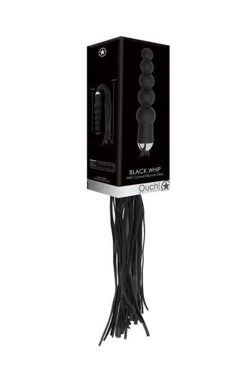 анальная елочка с плеткой  whip with curved silicone dildo в Сочи