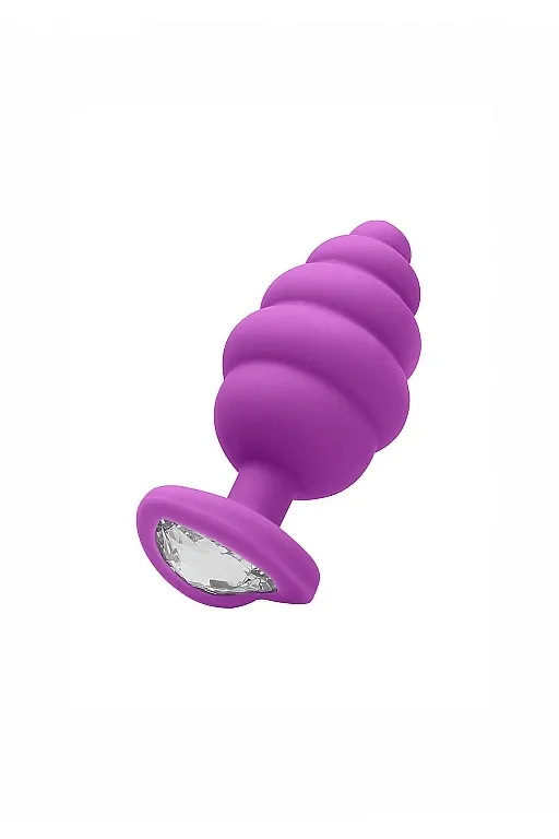 анальная пробка regular ribbed diamond heart plug в Сочи