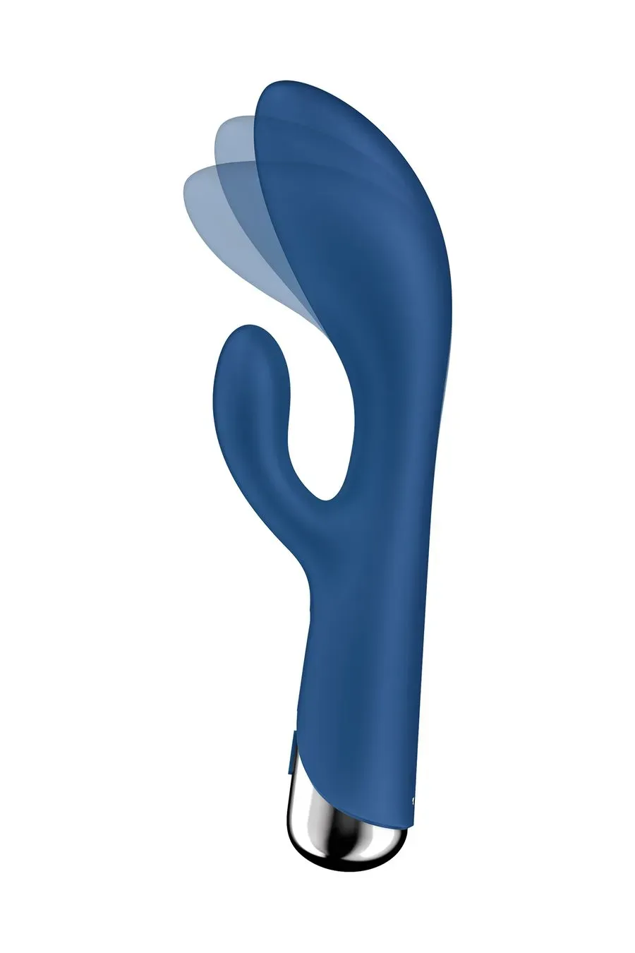 вибратор-кролик с ротацией satisfyer spinning rabbit 1, силикон, синий, 20,5 см в Сочи