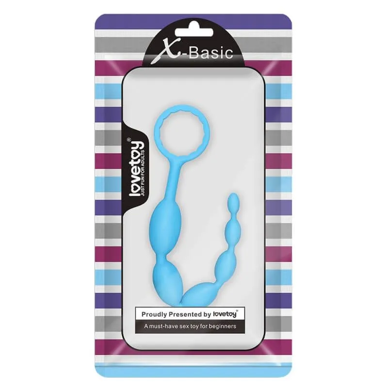 анальная елочка lovetoy x-basic 10, розовая в Сочи