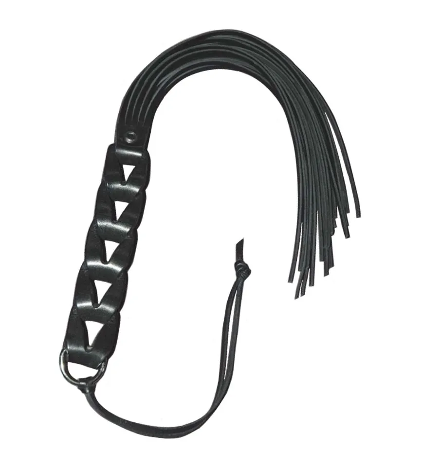 Плетка Beastly Кожаное Звено, чёрная