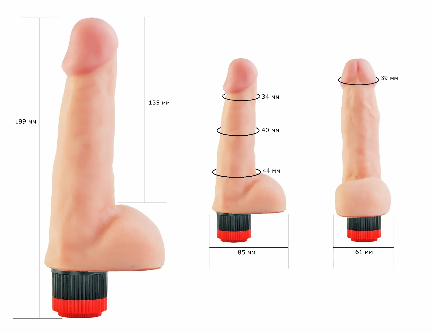 вибромассажёр cock next 6,6" 601205ru в Сочи