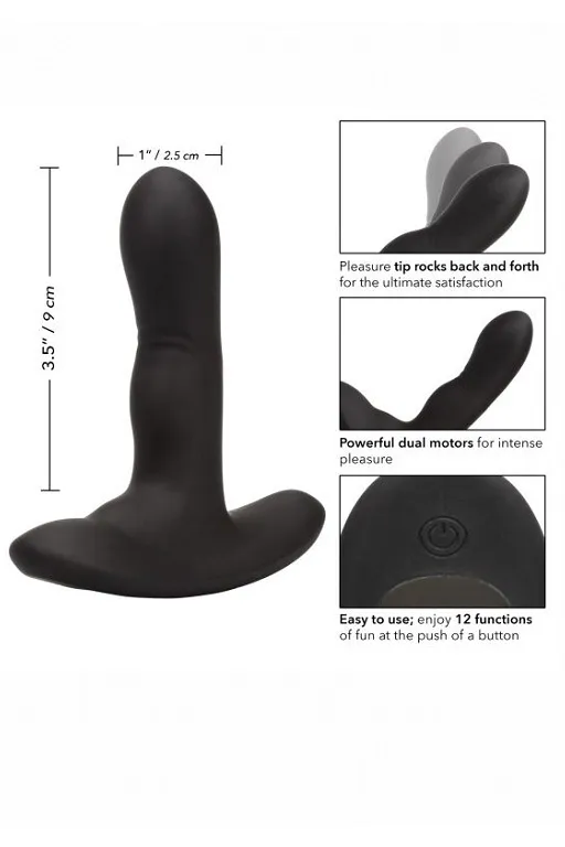 перезарежаемый силиконовый анальный стимулятор wireless rocking probe с функцией «манящее движение» в Сочи