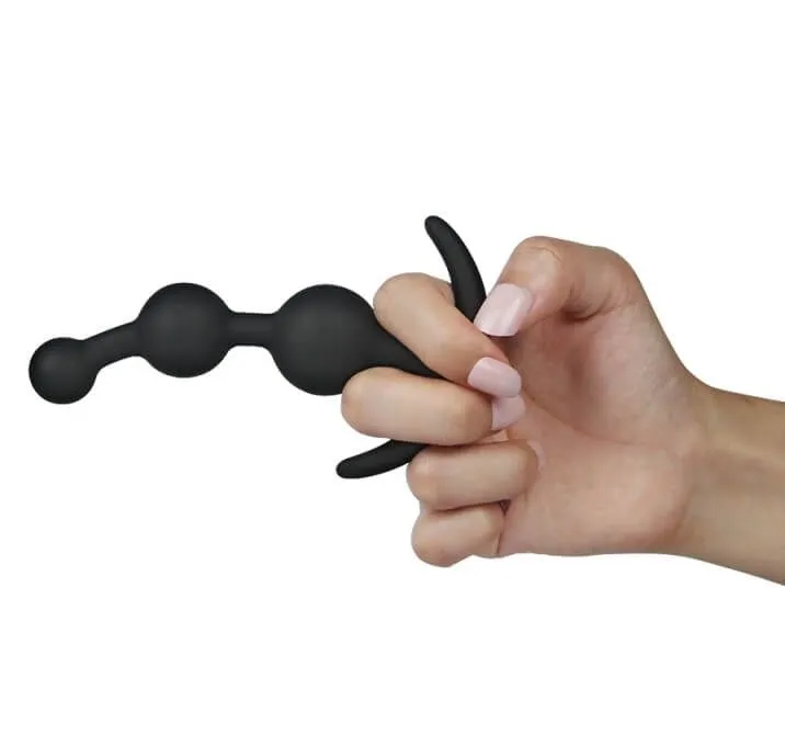 анальная елочка lovetoy lure me 20, чёрная в Сочи