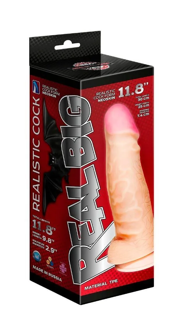 фаллоимитатор неоскин супергигант с присоской в коробке в Сочи