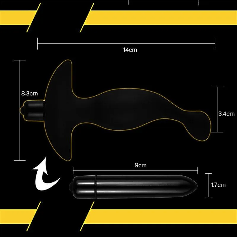 анальная пробка фигурная lovetoy p spot plug, чёрная в Сочи