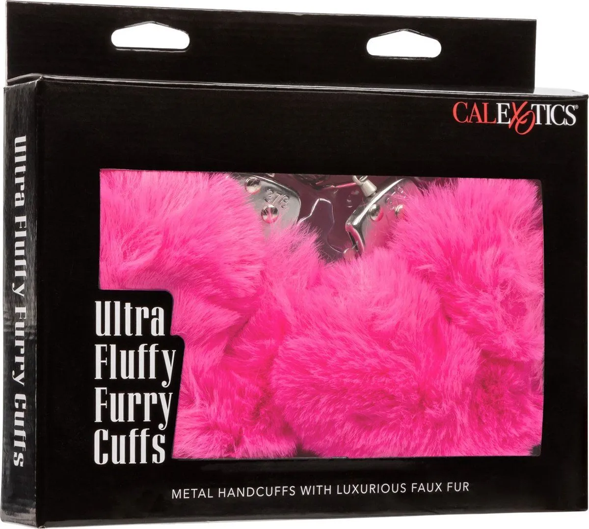 металлические наручники с искусственным мехом ultra fluffy furry cuffs, розовые в Сочи