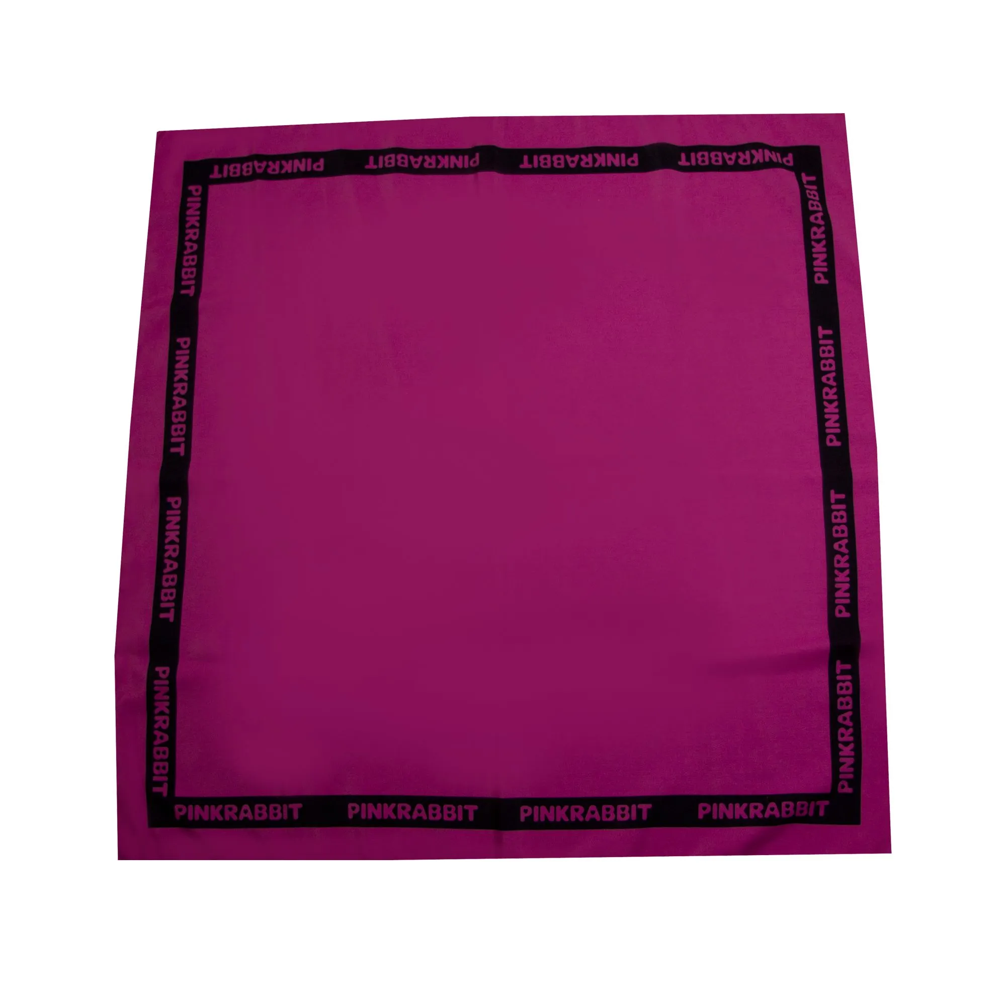 платок pinkrabbit, розовый с черным паттерном pr в Сочи