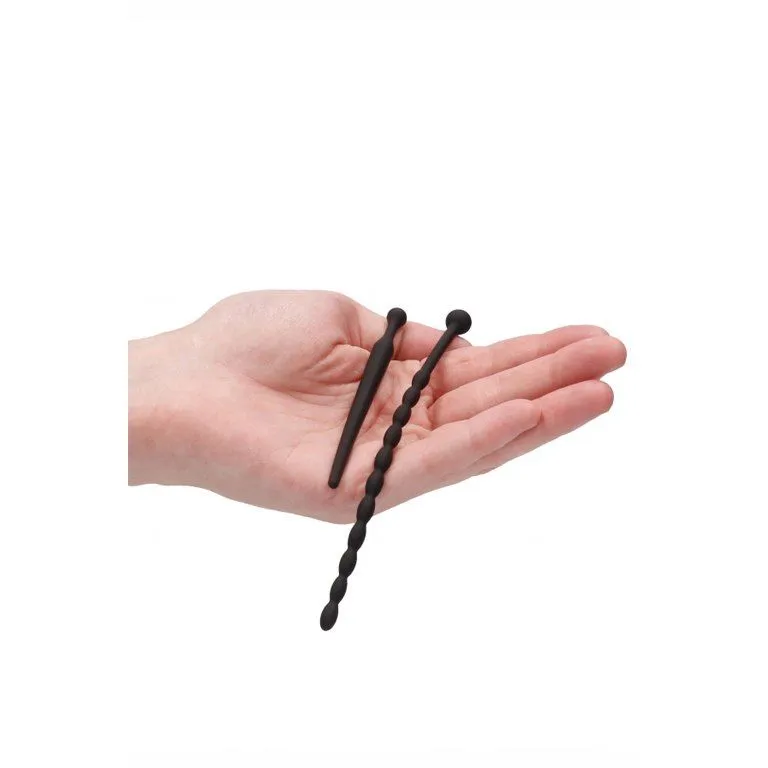 набор уретральных бужей silicone beginners plug set черный в Сочи