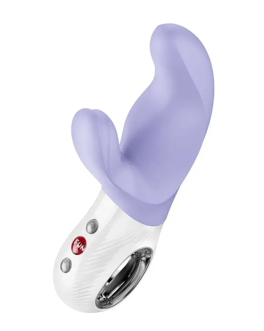 вибратор с клиторальным стимулятором fun factory miss bi, силикон, сиреневый, 17 см в Сочи
