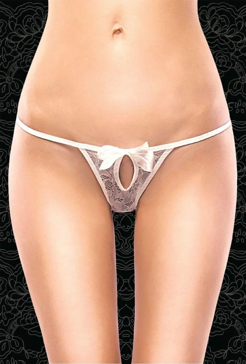 Эротическое стринги с вырезом flirton 2682 белые в Сочи