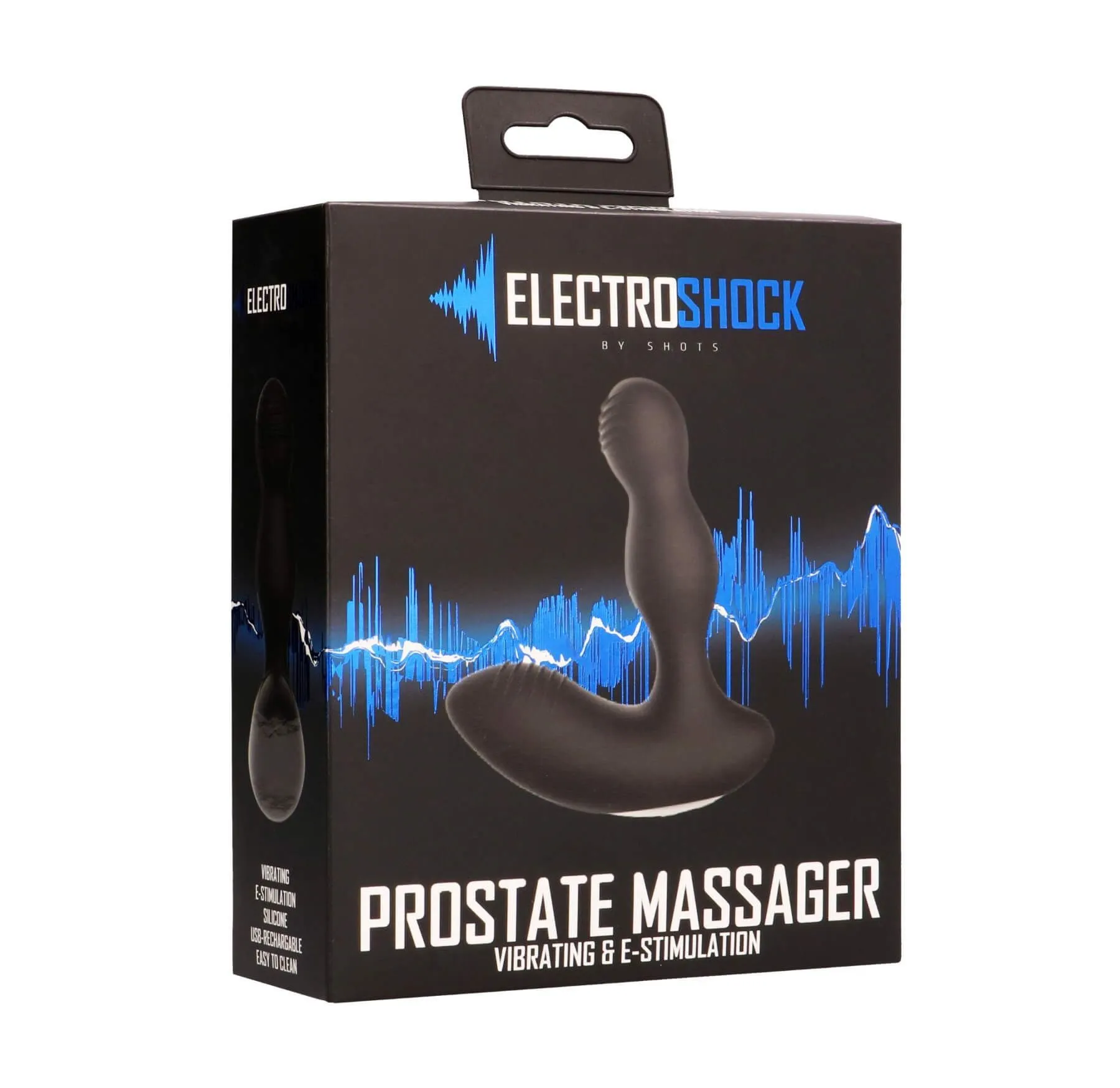 стимулятор простаты с электростимуляцией shots media electroshock prostate massager, черный в Сочи