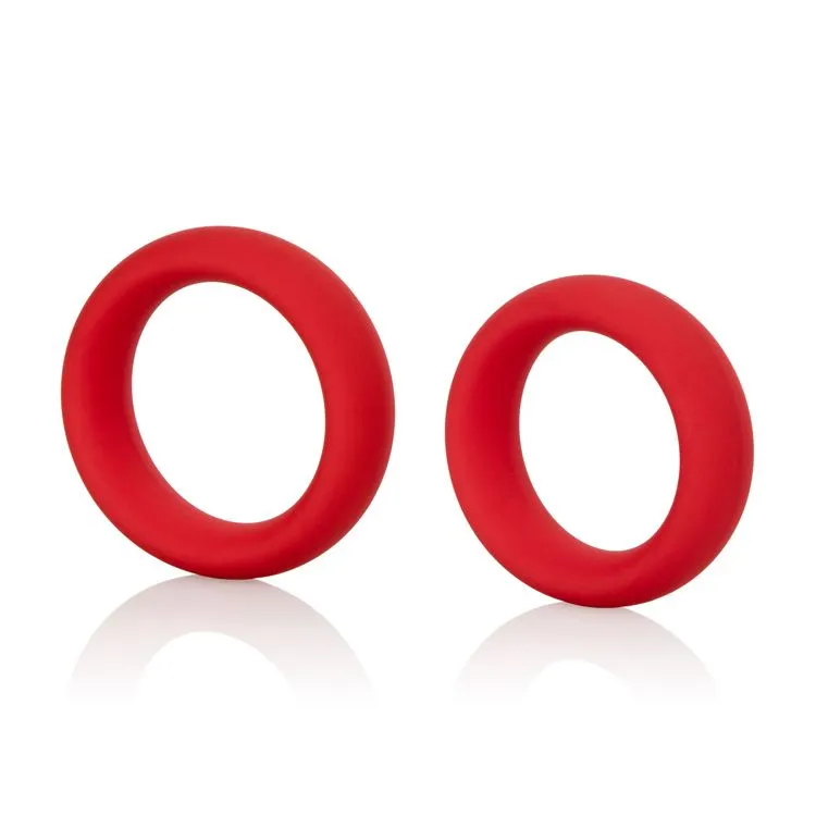 набор колец california exotic novelties colt silicone super rings, красный в Сочи