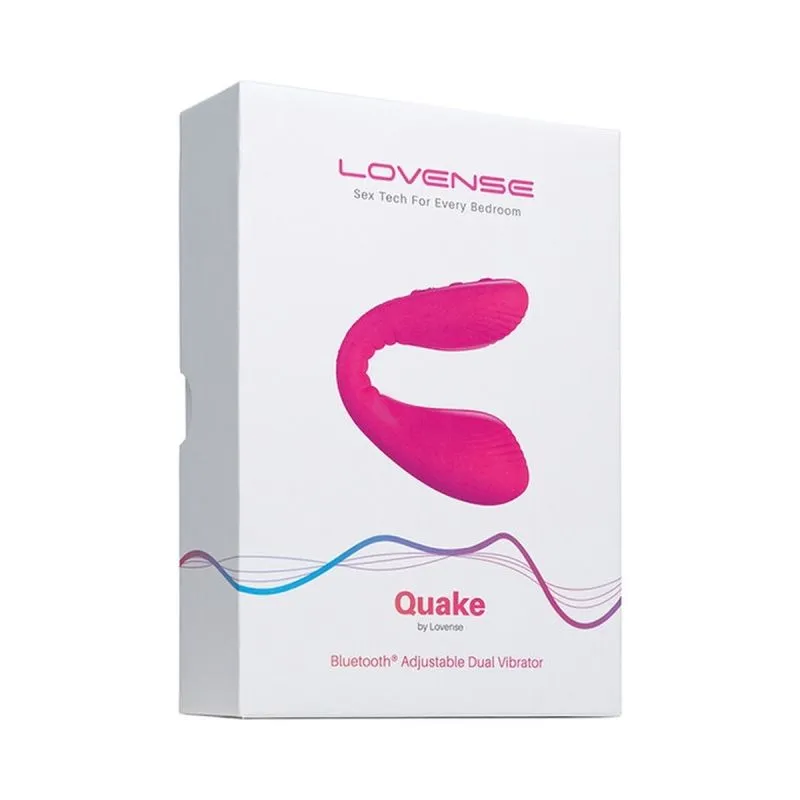 двойной вибростимулятор с приложением lovense dolce (quake), розовый в Сочи