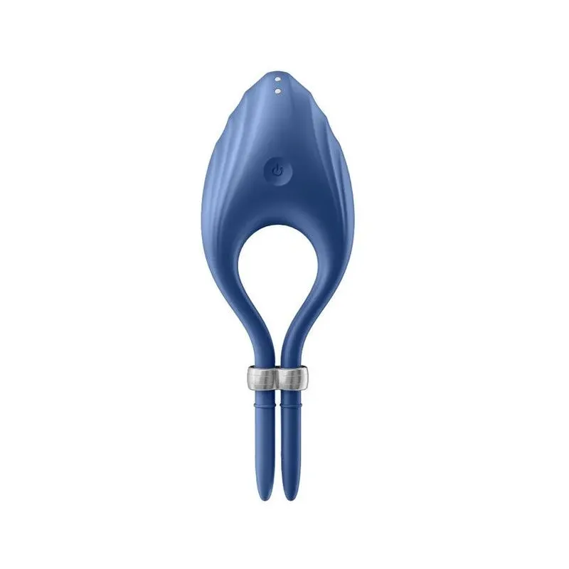 эрекционное кольцо (лассо) duelist с вибрацией (тёмно-синий) в Сочи