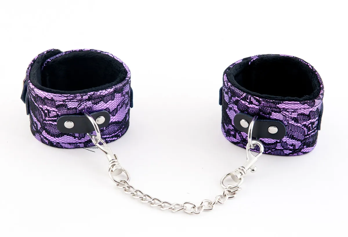 кружевные поножи toyfa marcus, пурпурный, 46 см. в Сочи