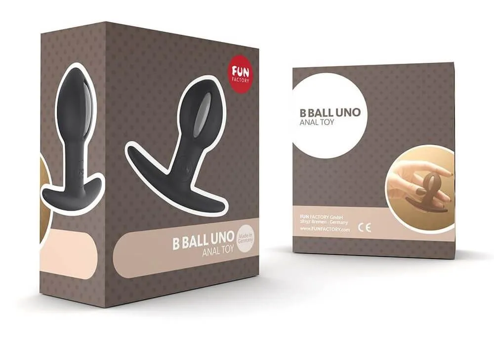 анальный шарик fun factory b ball uno, черно-серый в Сочи