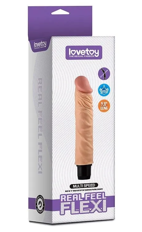 вибратор lovetoy real feel flexi 9.8 inch, телесный в Сочи