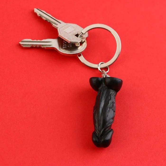 брелок «размер не главное», черный в Сочи