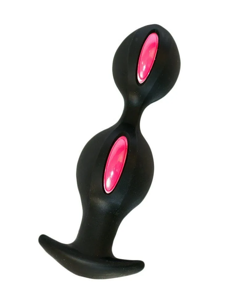 анальные шарики fun factory b balls, черно-малиновые в Сочи