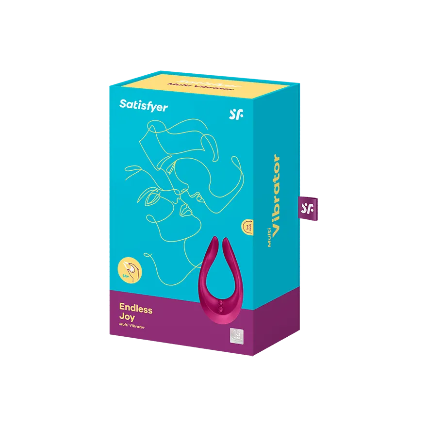 cтимулятор satisfyer endless joy, бордовый в Сочи
