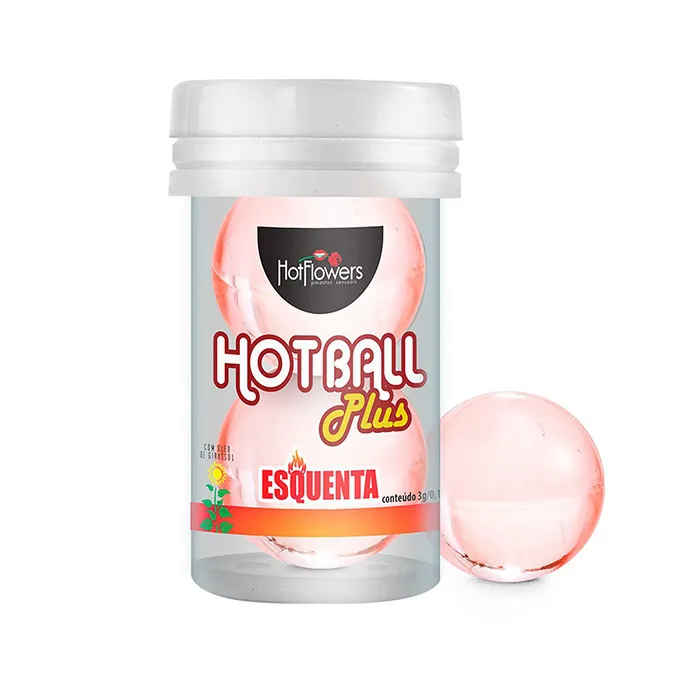 лубрикант hot ball plus на масляной основе в виде двух шариков с  разогревающим эффектом в Сочи