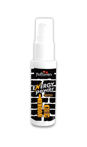 Стимулирующий гель ENERGY POWER для двоих с эффектом вибрации и вкусом "водка с энергетиком", 15 г
