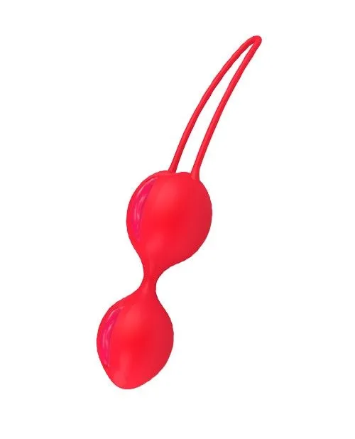 вагинальные шарики fun factory smartballs duo, ярко-оранжевые в Сочи