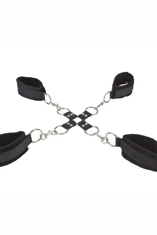 крестообразные наручники (оковы, фиксаторы) для рук и ног velcro hand and leg cuffs в Сочи