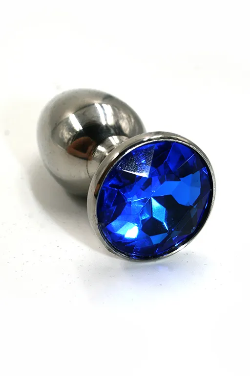 анальная пробка из аллюминия dark blue в Сочи