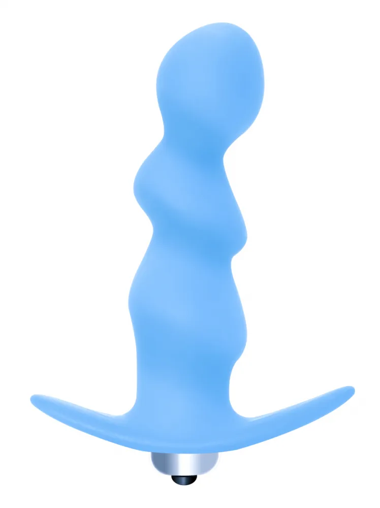 анальная пробка с вибрацией spiral anal plug blue (батарейки ааа) 5008-02lola в Сочи