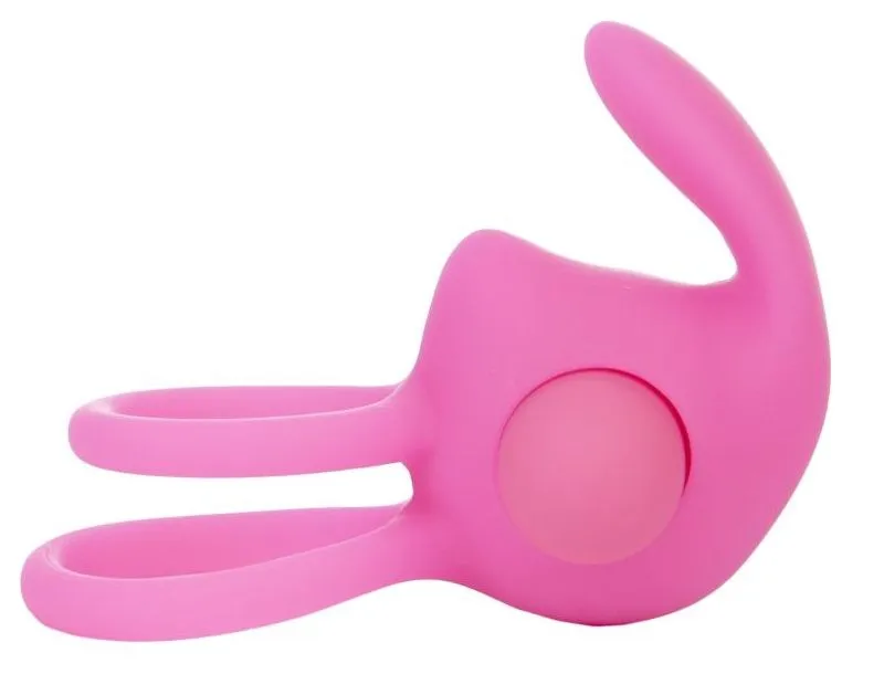 виброкольцо lovetoy power clit duo, розовое в Сочи