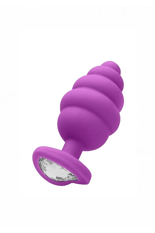 анальная пробка large ribbed diamond heart plug в Сочи