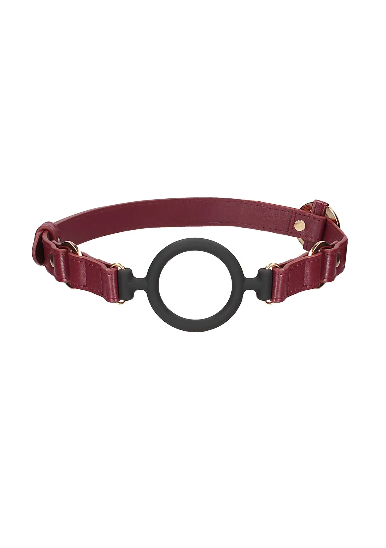 кляп с креплением ouch ouch! - silicone ring gag - burgundy в Сочи