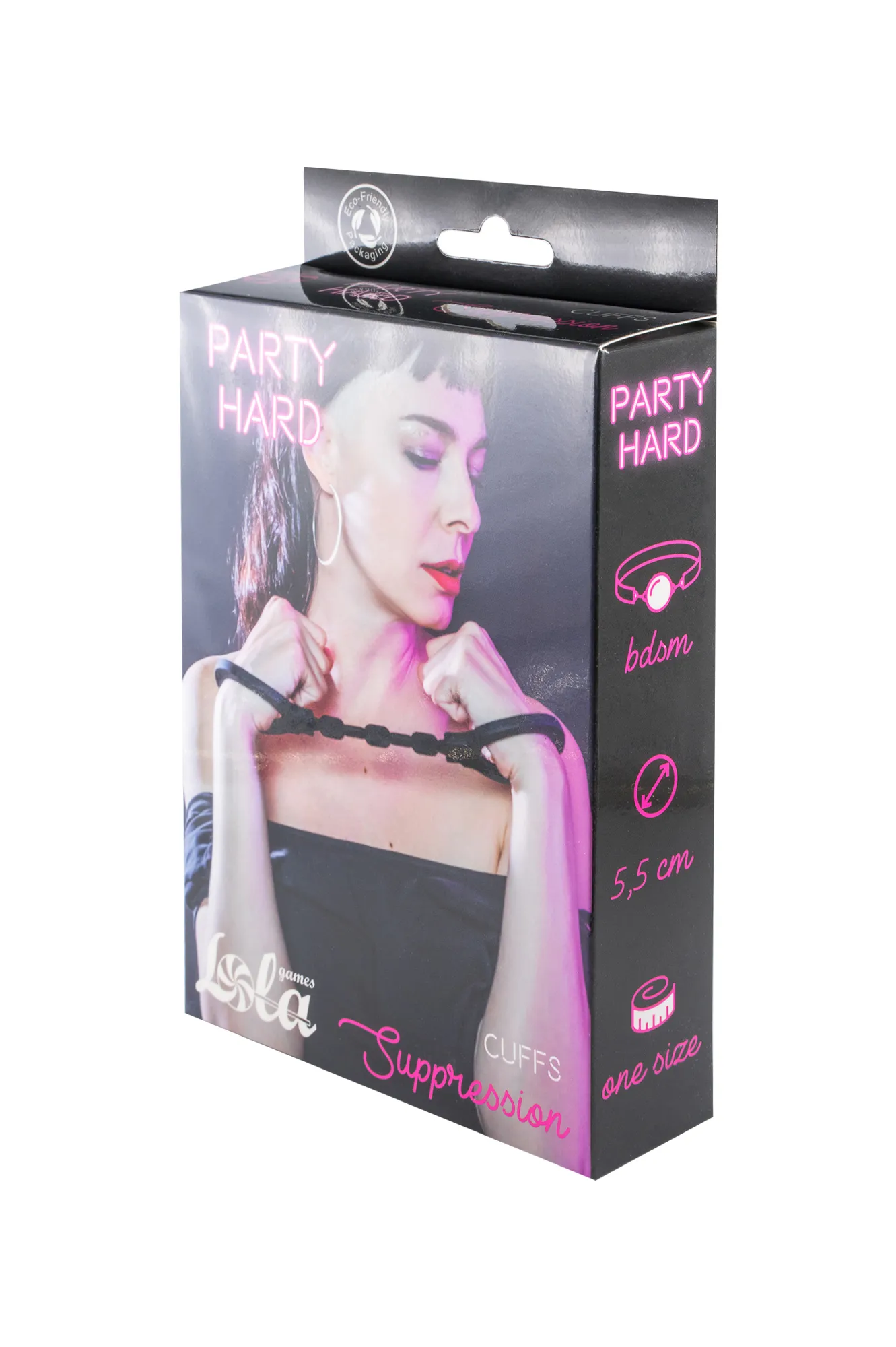 силиконовые наручники party hard suppression balck 1167-01lola в Сочи