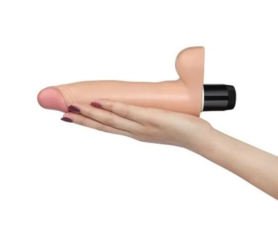 вибратор lovetoy real feel flexi гладкий, телесный в Сочи