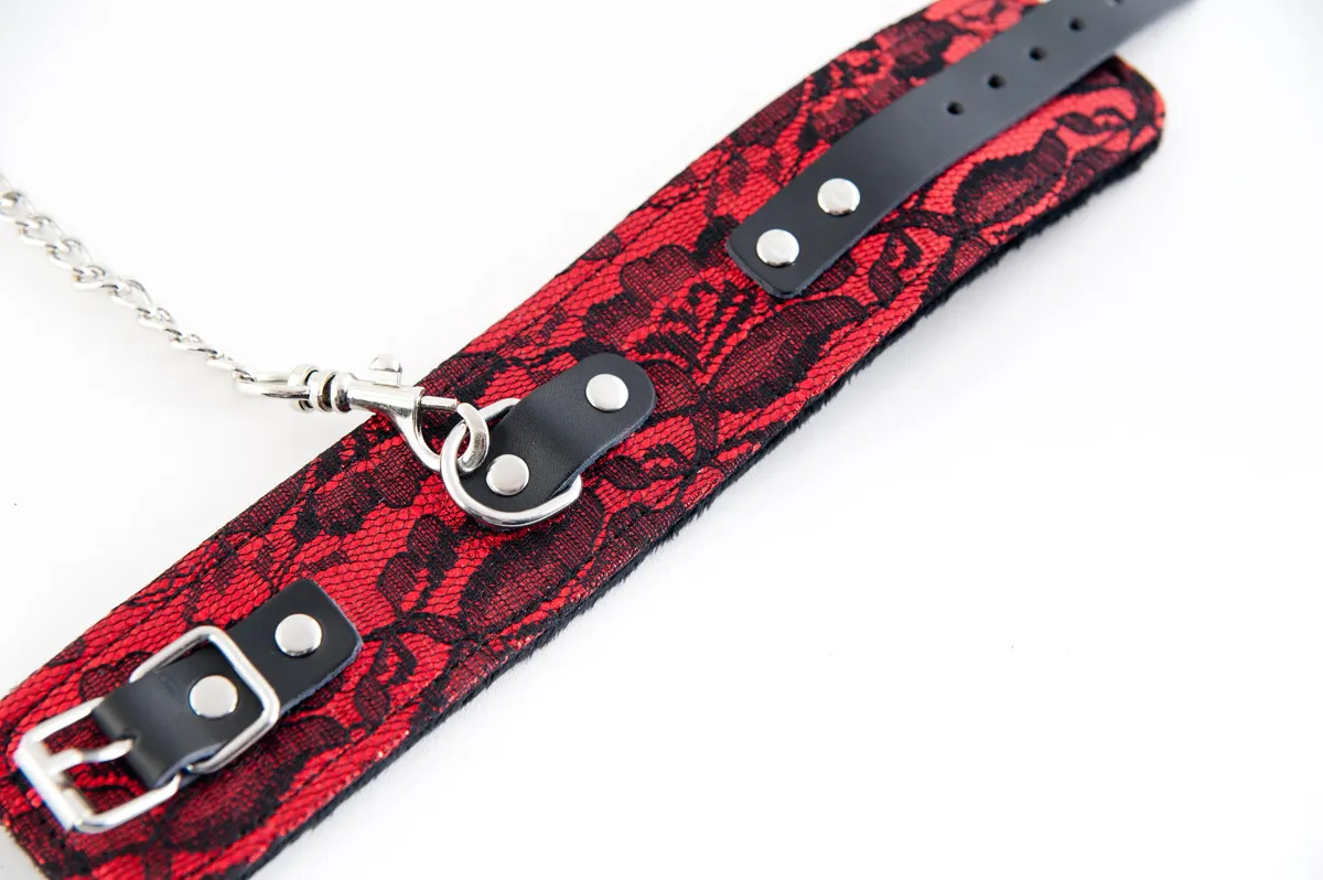 кружевные поножи toyfa marcus, красный, 46 см в Сочи