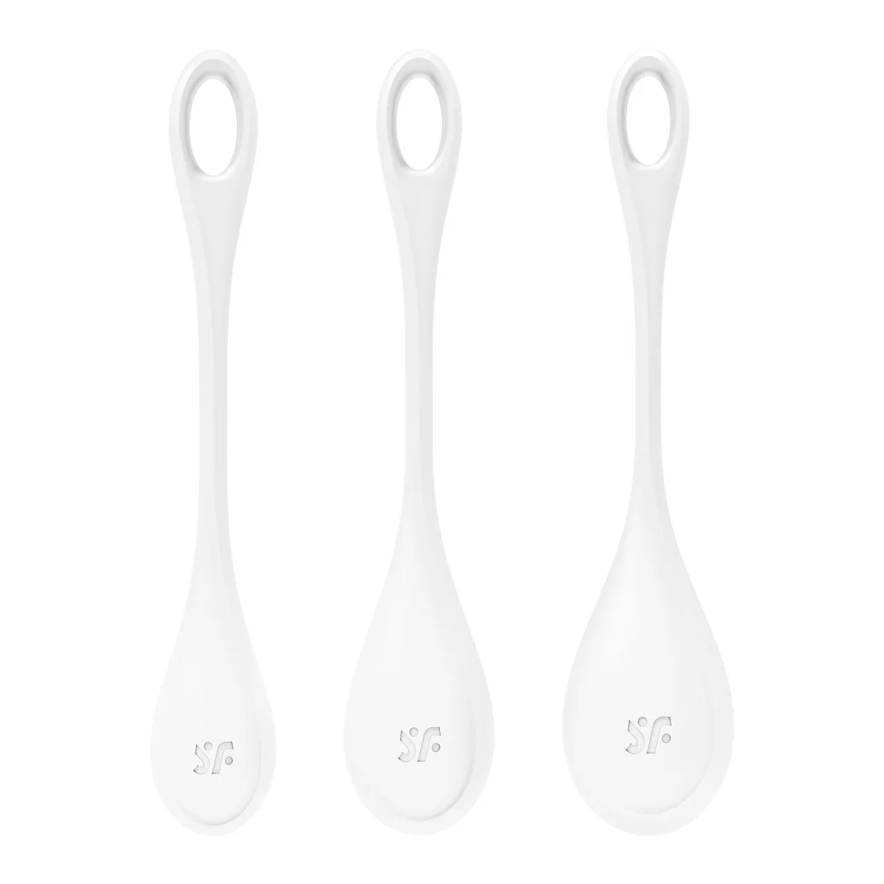 набор одинарных вагинальных шариков yoni power 1 (белый) в Сочи