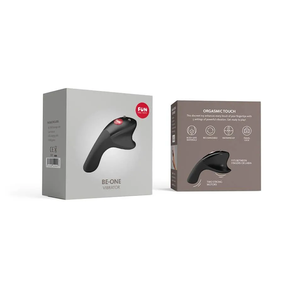минивибратор на палец be-one черный в Сочи