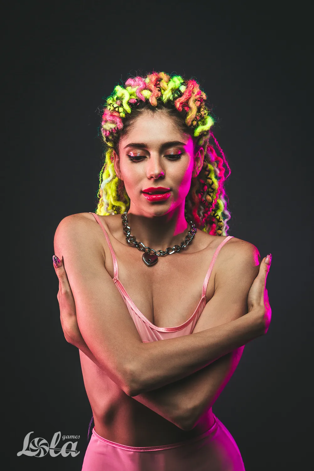 ошейник party hard embrace silver 1093-01lola в Сочи