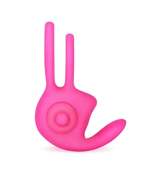 виброкольцо lovetoy power clit duo, розовое в Сочи