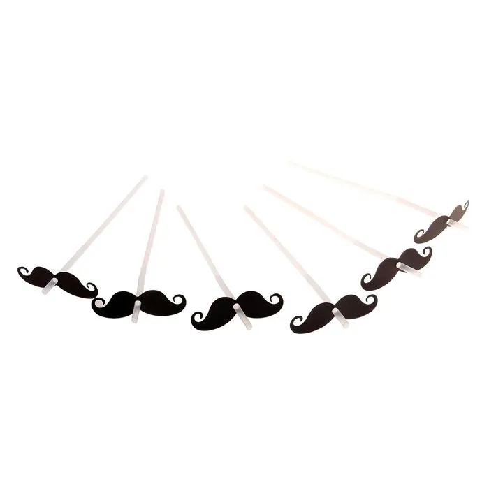 трубочки для коктейля усы, шт в Сочи