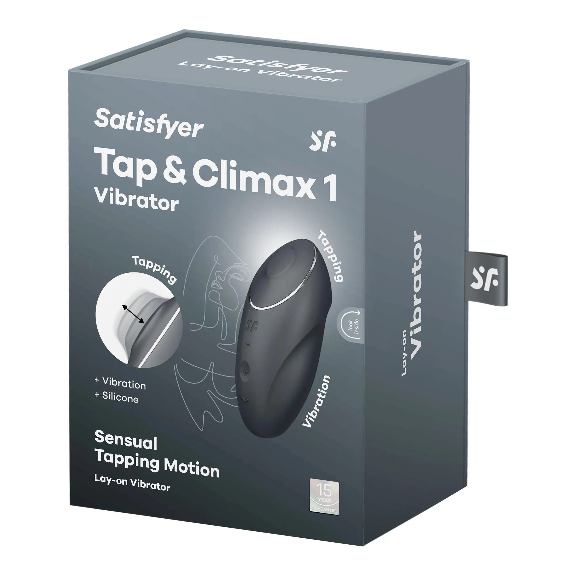 пульсирующий массажер satisfyer tap&climax 1 black 046013sa в Сочи