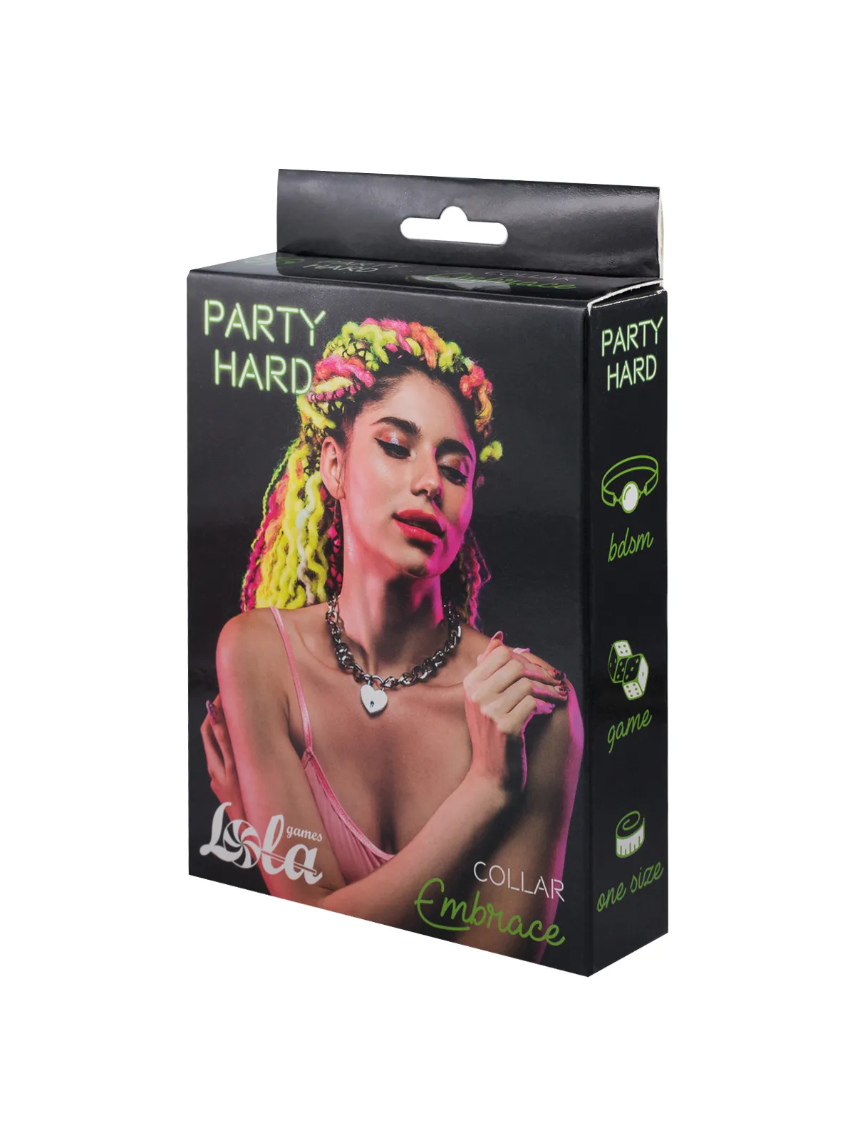 ошейник party hard embrace silver 1093-01lola в Сочи