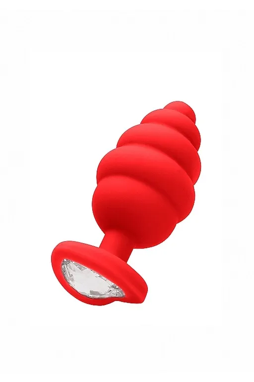 анальная пробка large ribbed diamond heart plug в Сочи