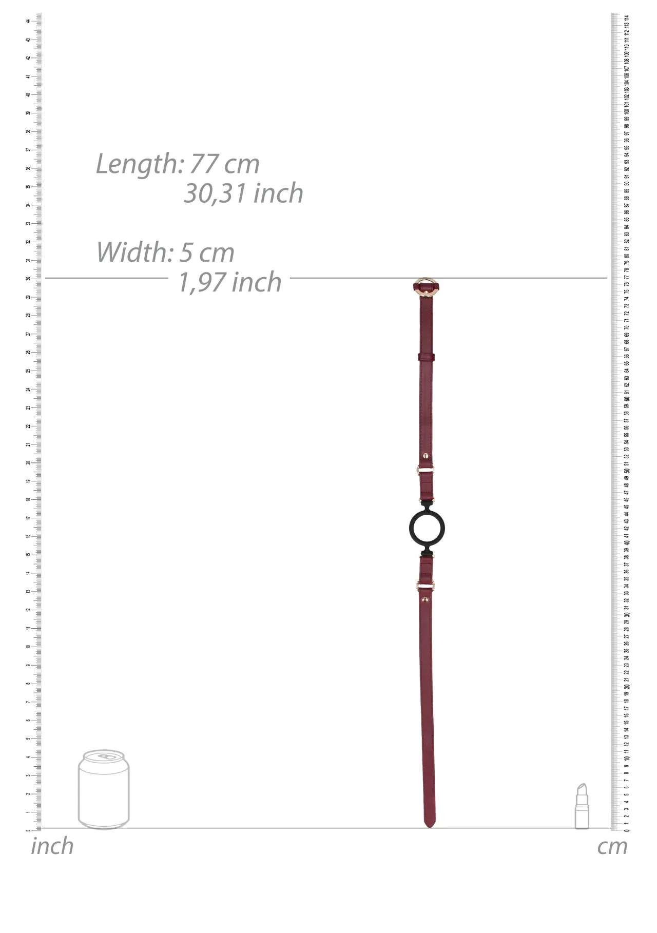 кляп с креплением ouch ouch! - silicone ring gag - burgundy в Сочи