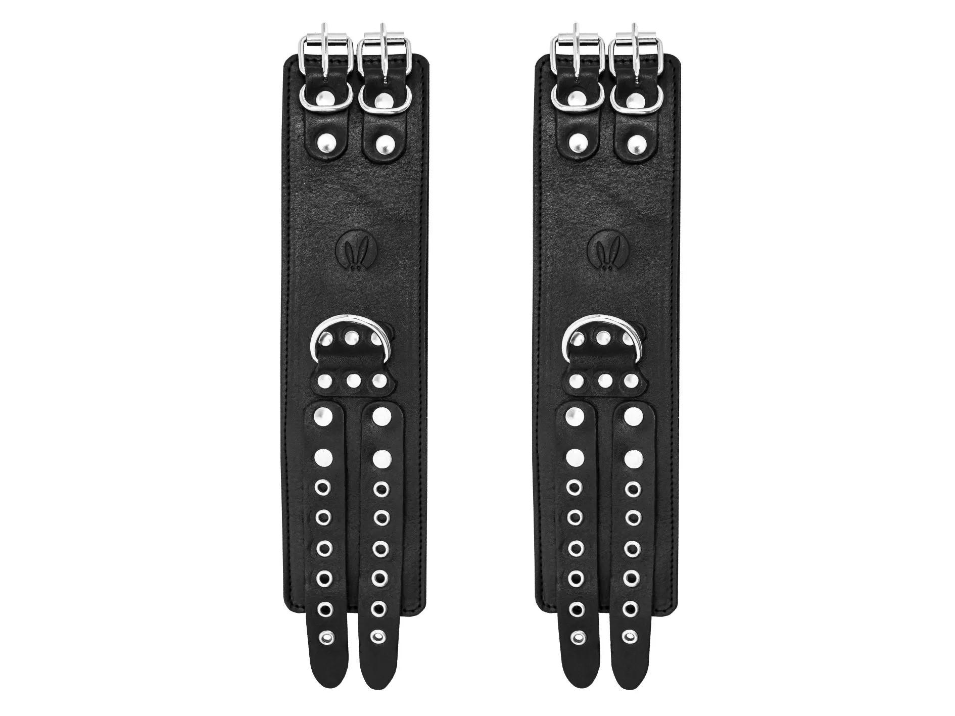 наручи декоративные широкие pinkrabbit с подкладкой, черные в Сочи