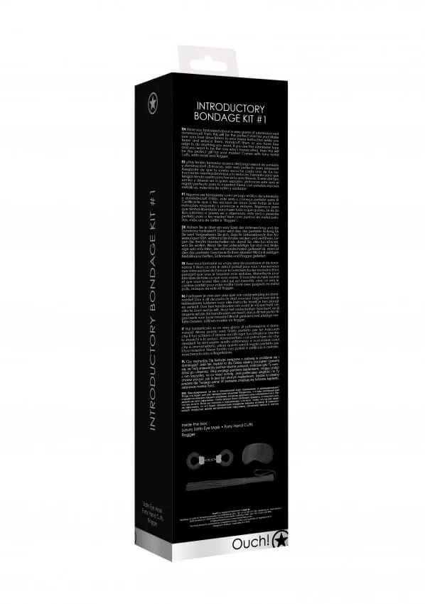 набор для связывания introductory bondage kit #1shots media, черный в Сочи