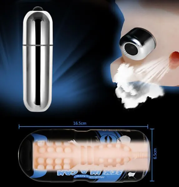 мастурбатор lovetoy sex in a can vibra mouth tunnel, с вибропулей в Сочи