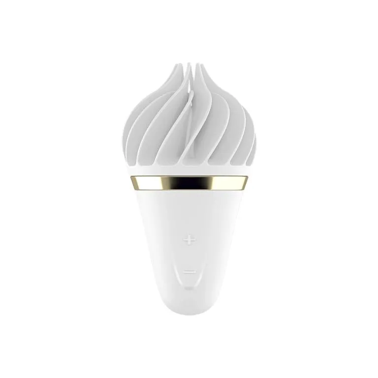 мини стимулятор sweet treat - белый с золотым в Сочи